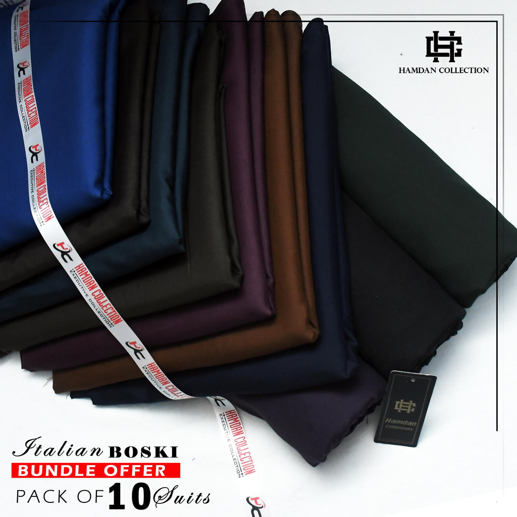 Pack of 10 Suits - Italian Dark Premium Boski